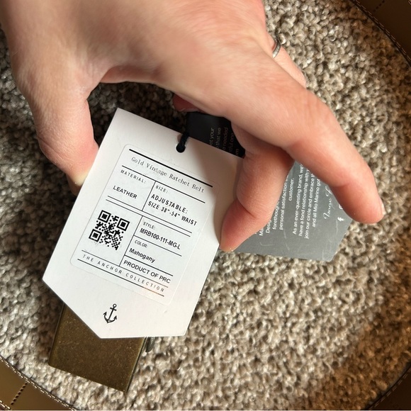 BrassBuckle Brown ratchet Belt make it yourself - Picture 5 of 9